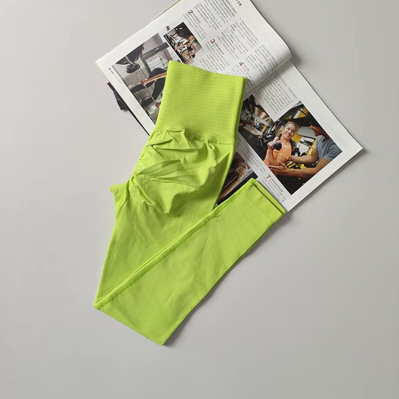 High Waist Yoga Leggings Women Seamless Push up Sport Leggings Fitness Running Hip Lift Yoga Pants Highly Elastic Gym Leggings