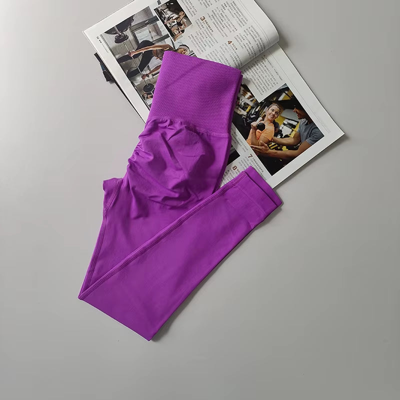 High Waist Yoga Leggings Women Seamless Push up Sport Leggings Fitness Running Hip Lift Yoga Pants Highly Elastic Gym Leggings