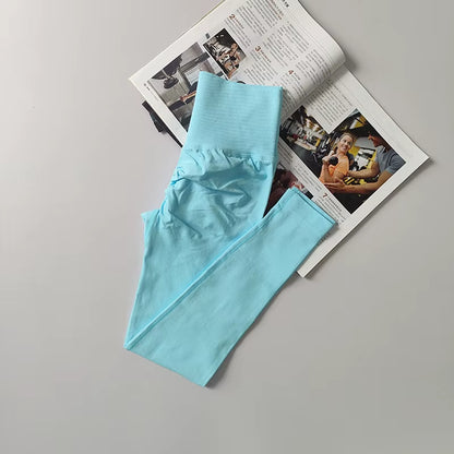 High Waist Yoga Leggings Women Seamless Push up Sport Leggings Fitness Running Hip Lift Yoga Pants Highly Elastic Gym Leggings