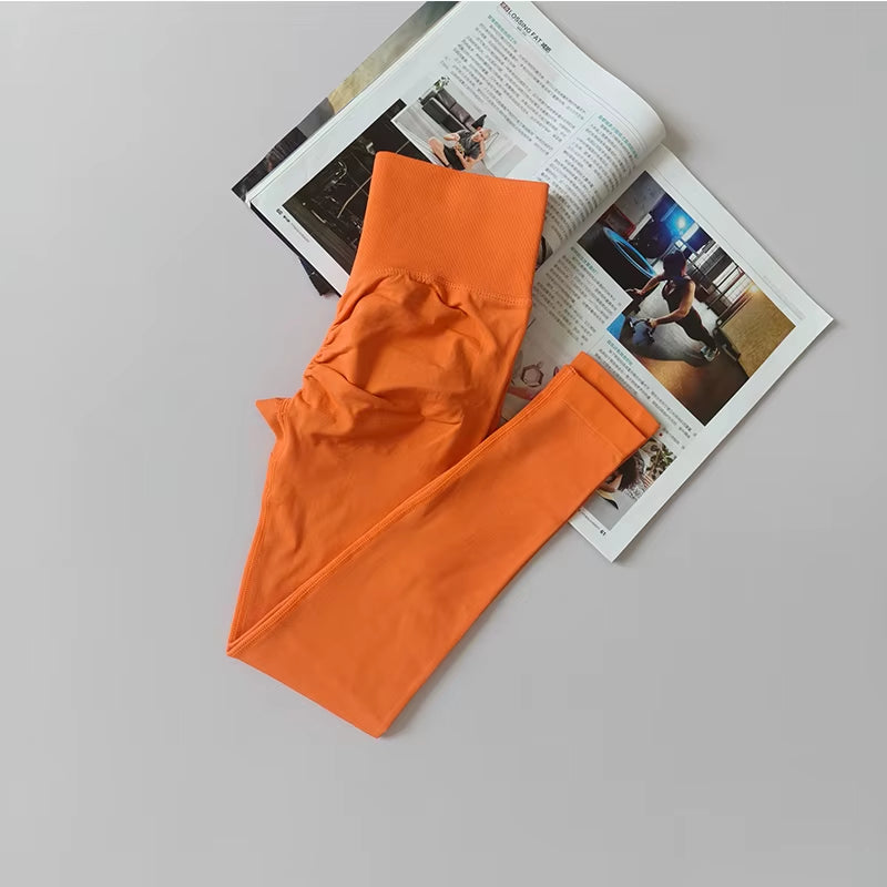 High Waist Yoga Leggings Women Seamless Push up Sport Leggings Fitness Running Hip Lift Yoga Pants Highly Elastic Gym Leggings